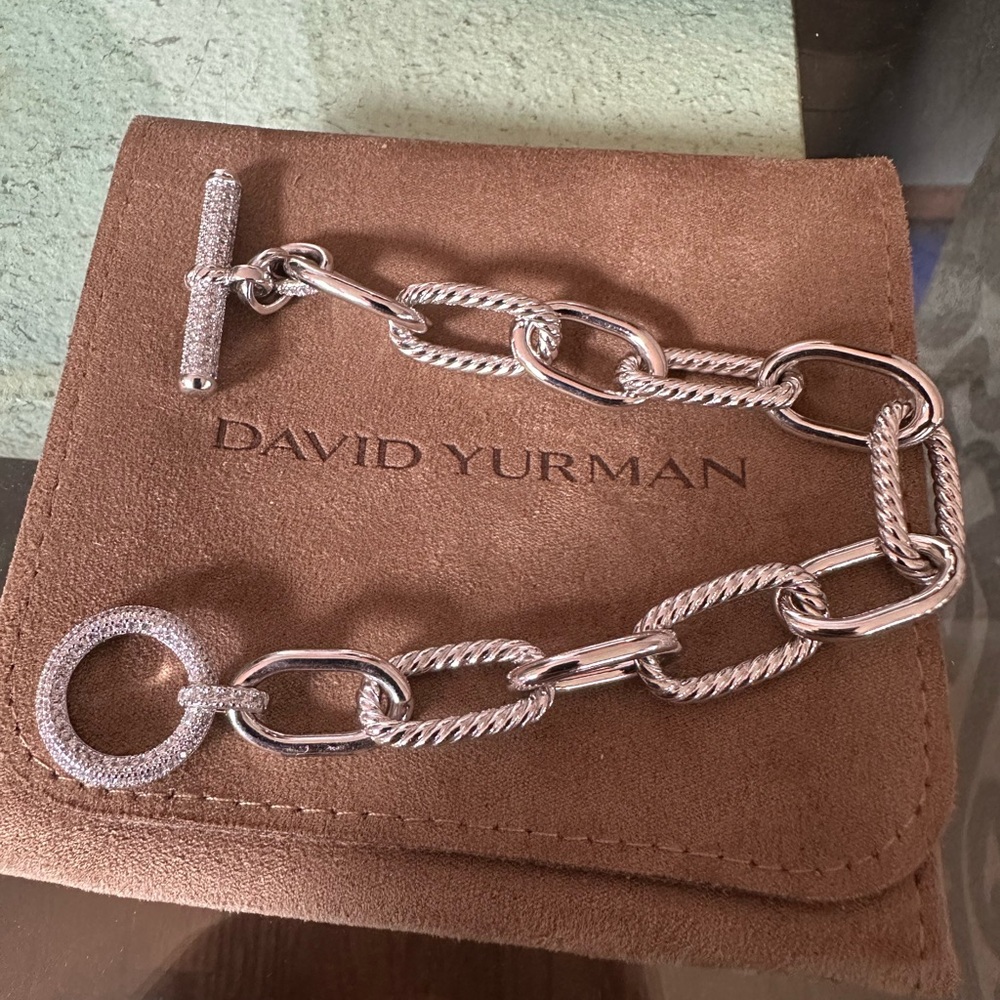 David Yurman Silver Chain Link Bracelet